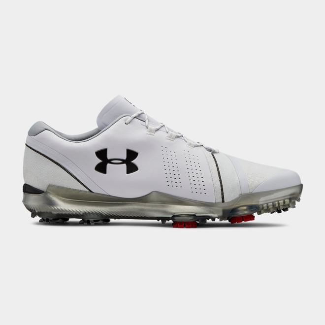 Under Armour Spieth 3 Wide E - Panske Golfove Topanky - Biele/Siva